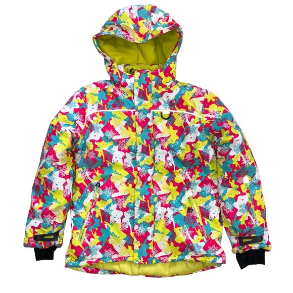 Warm Snowsuits/Hooded Ski Jacket for girls, windproof & waterproof - Picture 4 of 16
